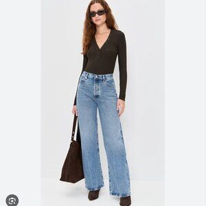 NWT Frame "The Loose" Wide leg jeans, sz 26